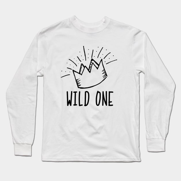 Wild One Long Sleeve T-Shirt by MiniMoosePrints